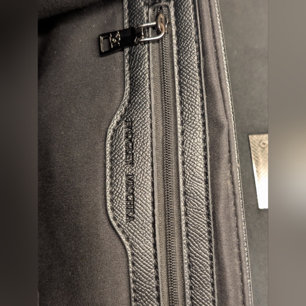 Badgley Mischka Black Studded Shoulder Bag - Picture 9 of 11